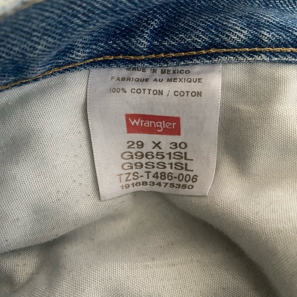 Wrangler Vintage Jeans High Waisted Blue Denim - Picture 6 of 7